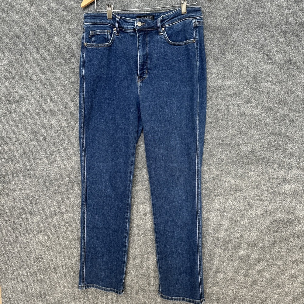 Judy Blue Straight Fit Jeans Women 15/32 Blue Medium Wash Denim Stretch
